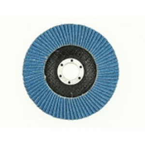 круг лепестковый тарельчатый Ф125мм P100 Korkat Z циркон.голуб. 